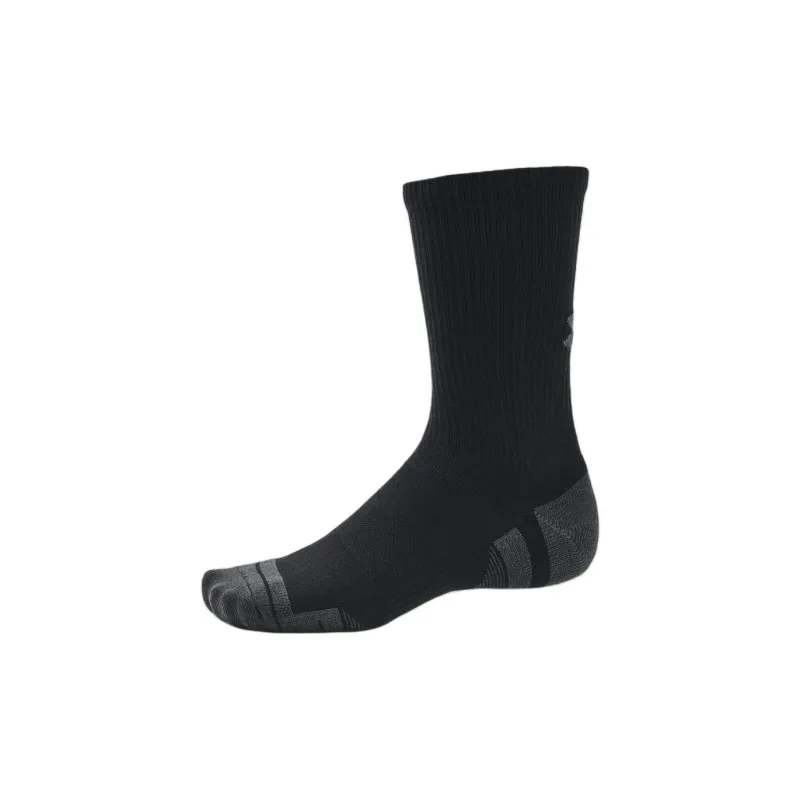Under Armour Mid Calf Socks Unisex 3 Pack Black-3