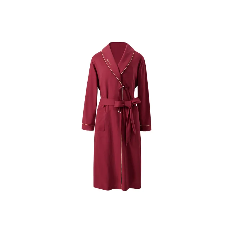 MADALLO Pajama Robe Women's Red-0