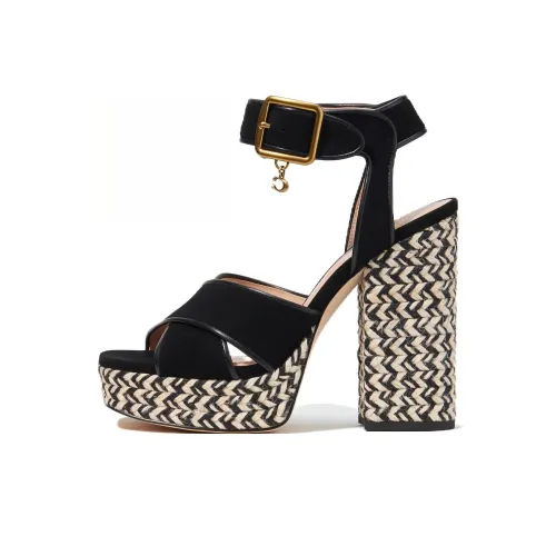 COACH Nelly Strap Sandals Women's Black