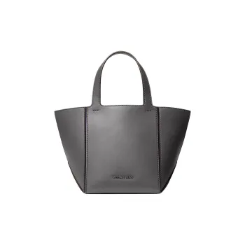 MICHAEL KORS Leather Tote Bag Shopping Bag Handbag Small Size Women's Slate Gray