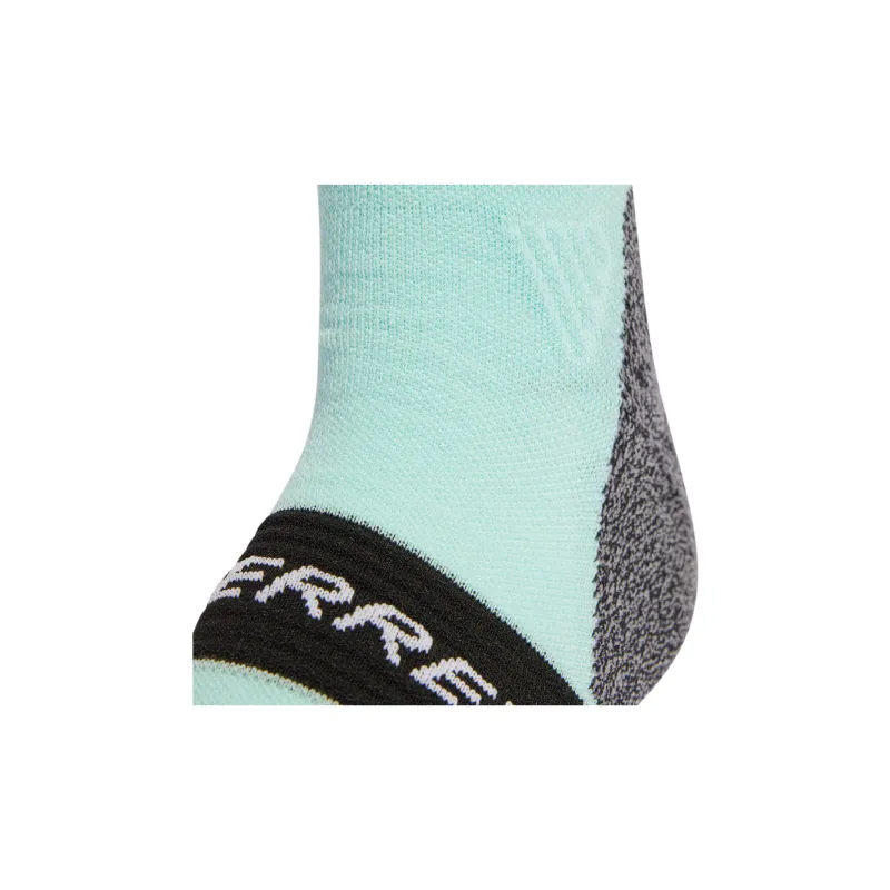 Adidas National Geographic Co branded Section NATIONAL GEOGRAPHIC SOCKS Mid Calf Socks Unisex 1 Pack Light Cyan/Black-2