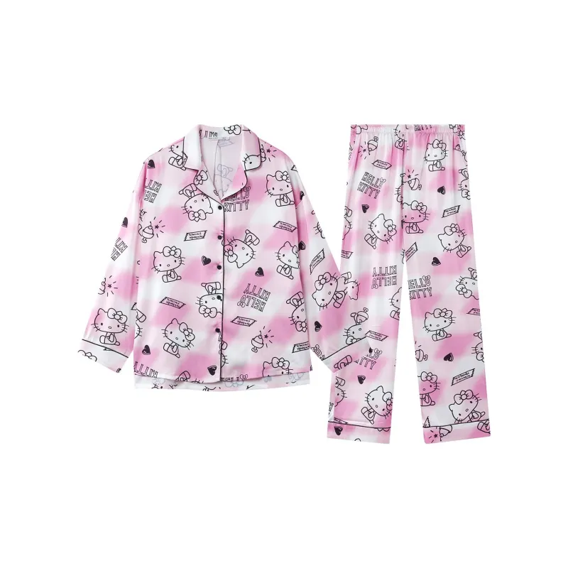 GUKOO x Hellokitty Pajama Set Women's Rose Pink-0