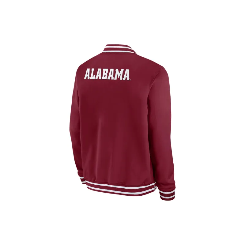 Nike Alabama Crimson Tide Sideline Men's Nike College Full-Zip Bomber Jacket-1
