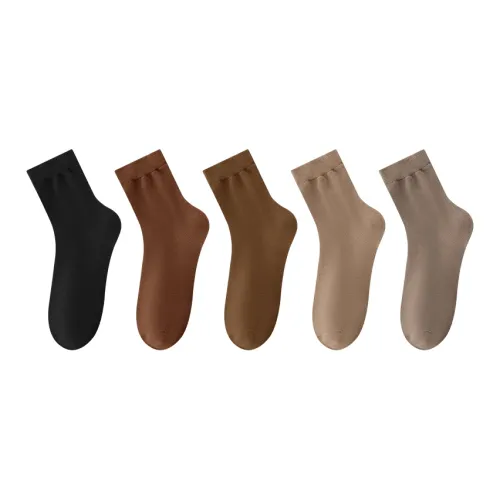 MIIOW Mid-Calf Socks Men 5 Pack
