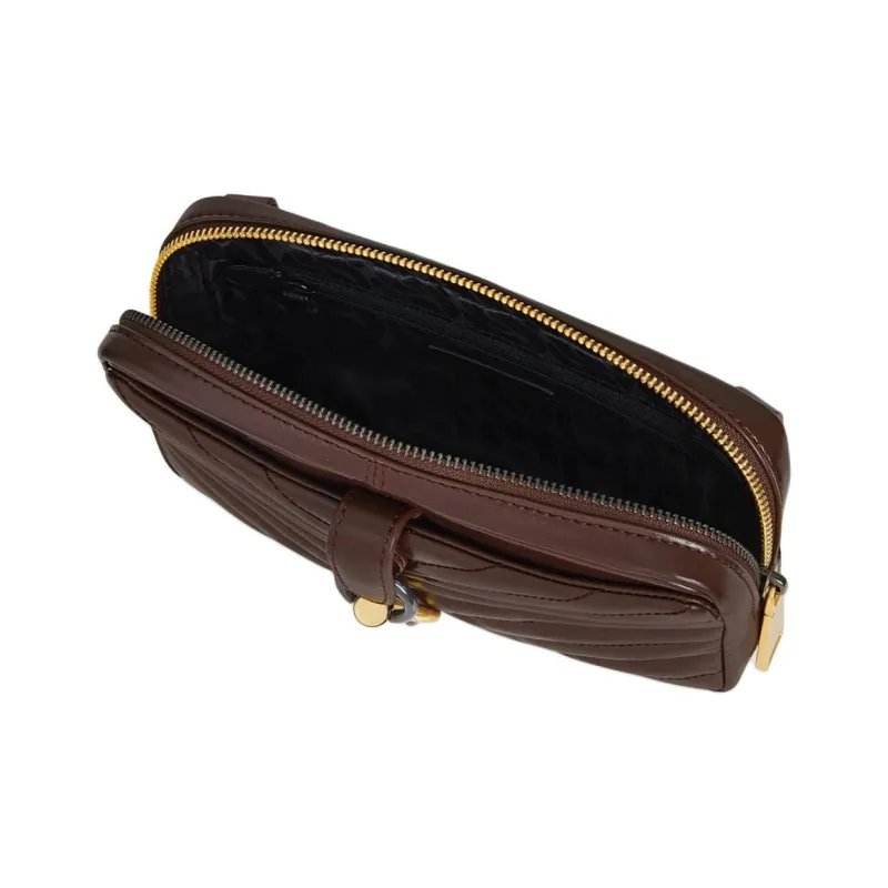 REBECCA MINKOFF Edie Genuine Leather Fanny Pack Women's Brown-2