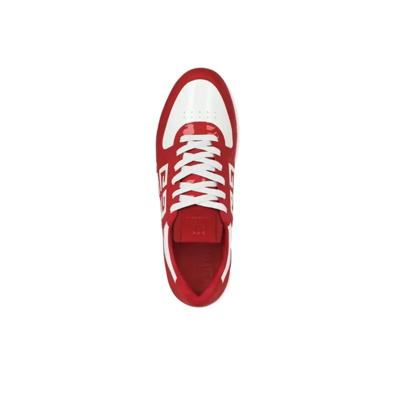 Givenchy G4 Low Top Casual Shoes Men's Red White-4