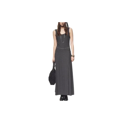 CHANEL Slip Dresses Women's Gray