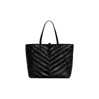 REBECCA MINKOFF Nylon And Nappa PU Tote Bag Shopping Bag Handbag Large Size Women's Black