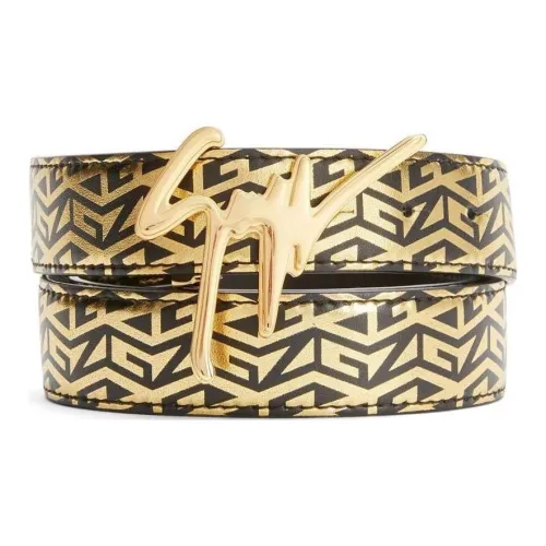 Giuseppe Zanotti Signature Buckle Monogram-print Belt