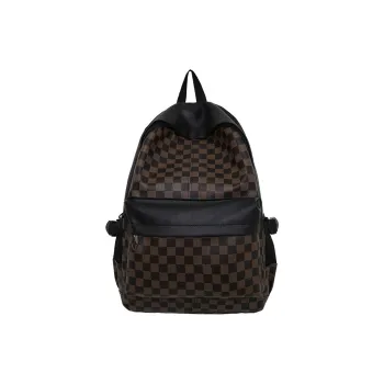 Yalu PU Backpack/Backpack Regular Unisex Brown/White/Gray/Black