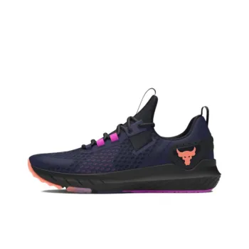 Under Armour Project Rock BSR 4 Cushioned Slip Resistant Abrasion Resistant Low Top Training Shoes Men Black