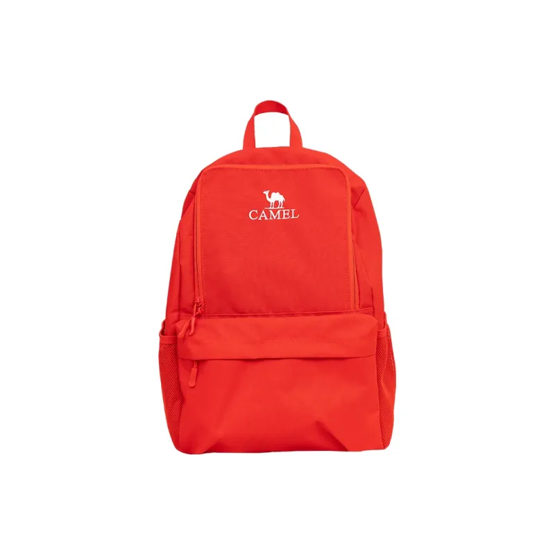 CAMEL Fabric Backpack Regular Unisex Phantom Black/Aurora Red/Coconut Shell-2