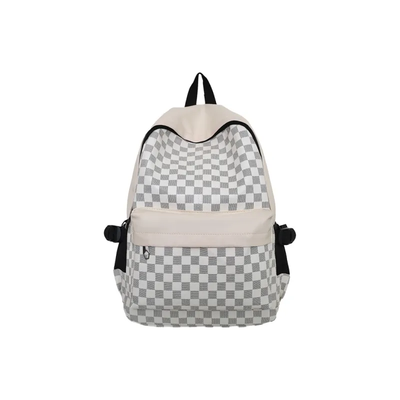 Yalu PU Backpack/Backpack Regular Unisex Brown/White/Gray/Black-6