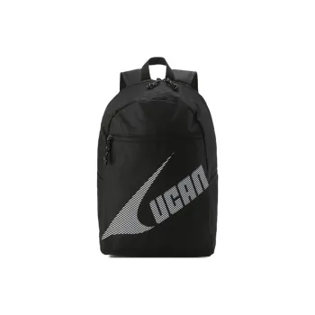UCAN Polyester Pongee Backpack Regular Unisex Black/Flame Orange/Carolina Blue