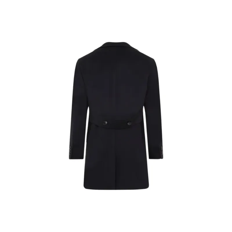KITON Luca Caban Single Breasted Coat-1