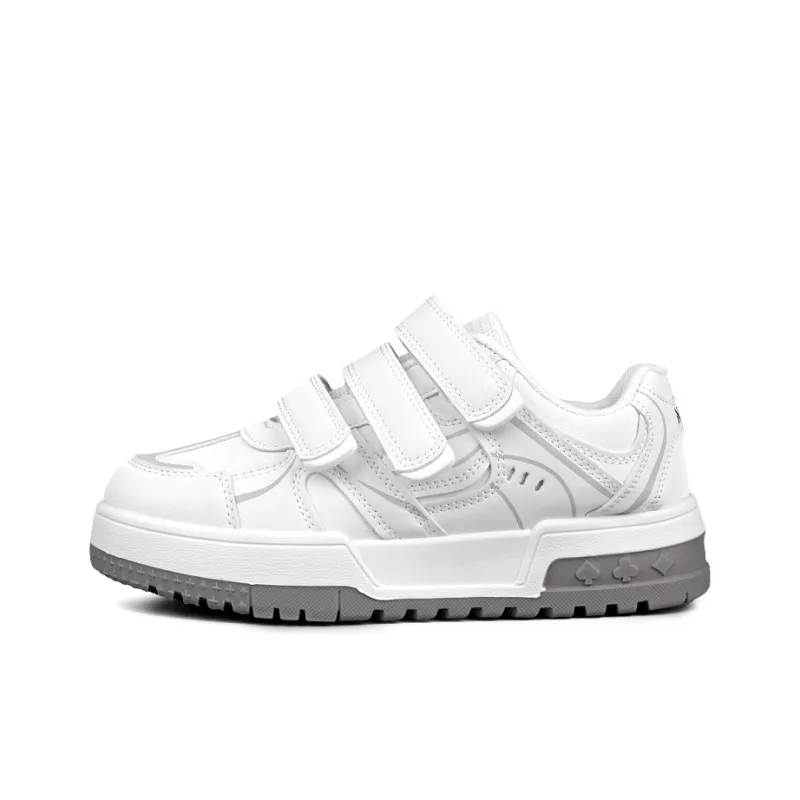 N6N8 Cushioning Lightweight Slip Resistant Low Top Skateboard Shoes Women's White-0