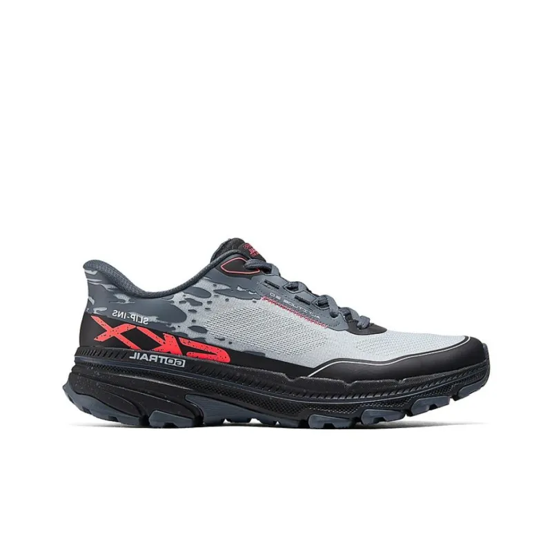Skechers MEN'S GO Cushioning Breathable Low Top Outdoor Shoes Men Gray Blue-1