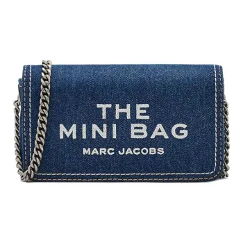 MARC JACOBS The Mini Denim Chain Items Slg Bag Dark Wash