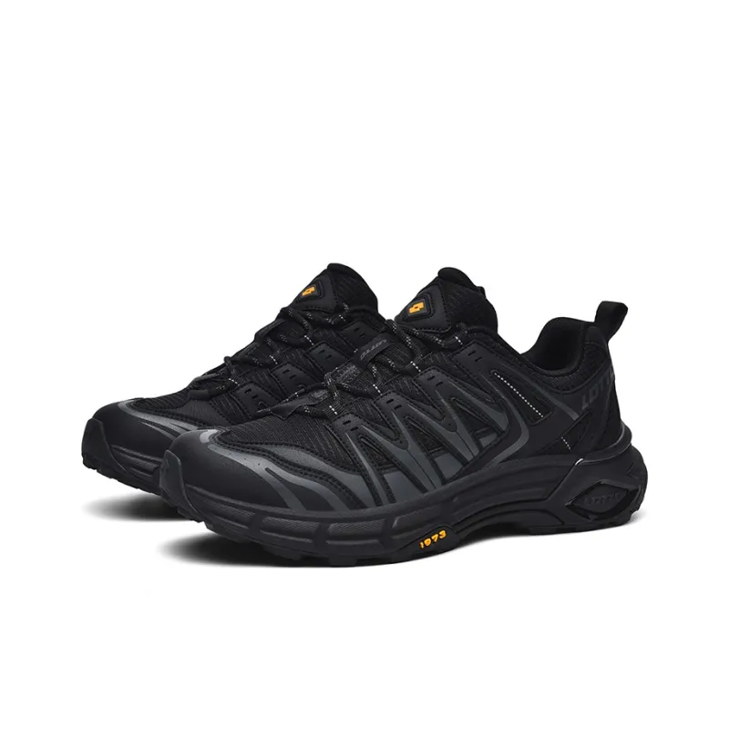 LOTTO Joy Journey Anti Slip Wear Resistant Low Top Outdoor Sports Hiking Trekking Shoes Men Black-2