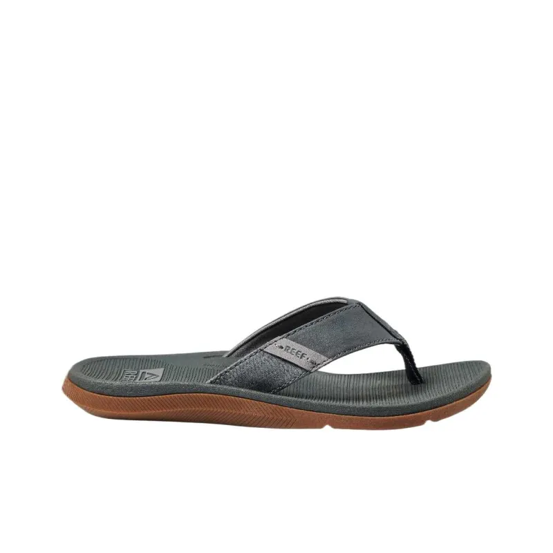 REEF Rubber Sole Slip-Resistant Flip Flops Men Gray-1