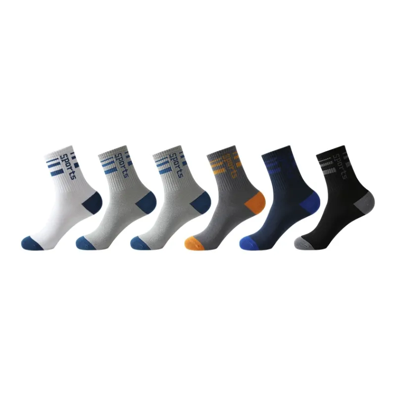PLANDOO Mid Calf Socks Men 6 Pack-0