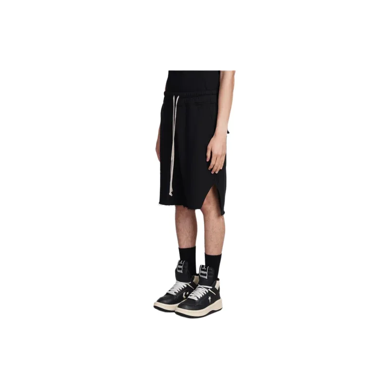 RICK OWENS X Champion Logo Embroidered Drawstring Shorts-3