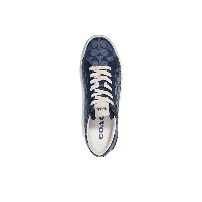 COACH Stylish Skateboarding Shoes Women's Blue-3