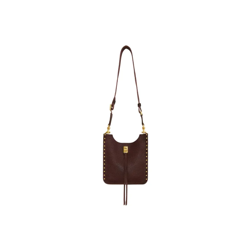 REBECCA MINKOFF Genuine Leather Shoulder Bag Crossbody Bag Mini Women's Deep Red-0