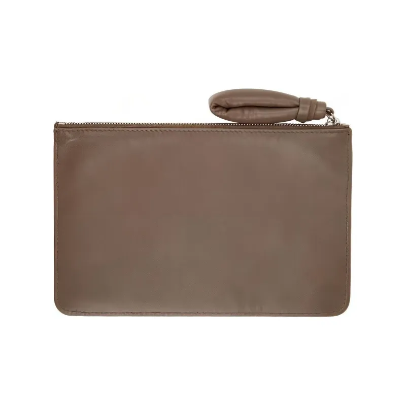 Lemaire Lambskin Wallet Clutch Women's Taupe-1