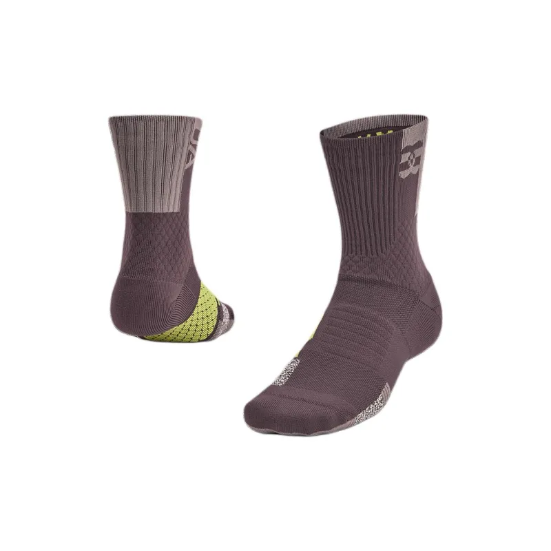 Under Armour Mid Calf Socks Unisex 1 Pack Gray-2