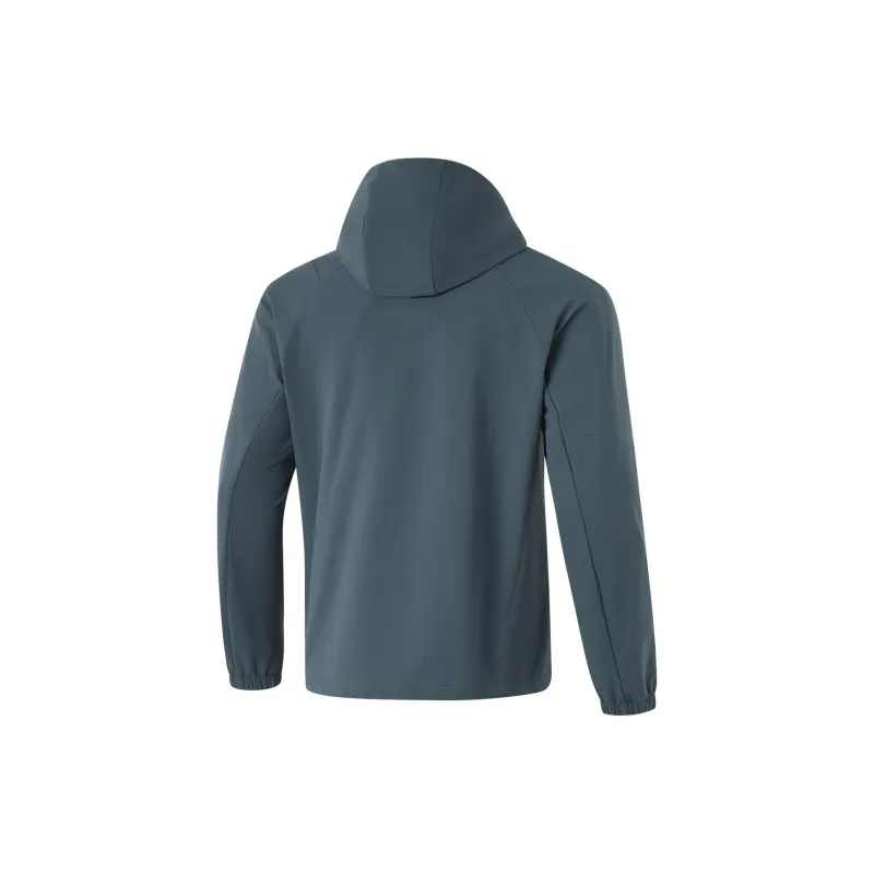 LiNing Sports Life Collection Trench Coat Men Snail Dark Cyan-1
