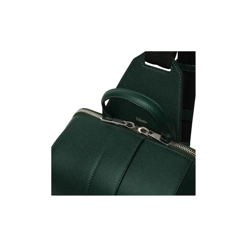 Valextra Calfskin Box Bag, Handbag, Crossbody Bag, Shoulder Bag Men Green-4
