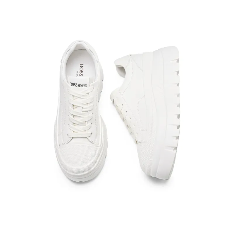 BOSSSUNWEN Low-Top Skateboard Shoes Women's-3