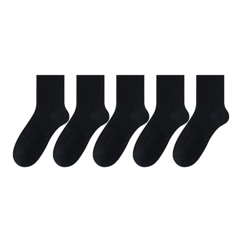 XXLLG Mid Calf Socks Men 5 Pack-4