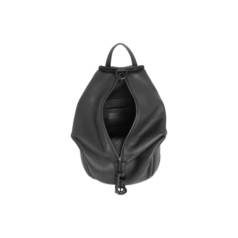 REBECCA MINKOFF Leather Backpack Women's Black-2