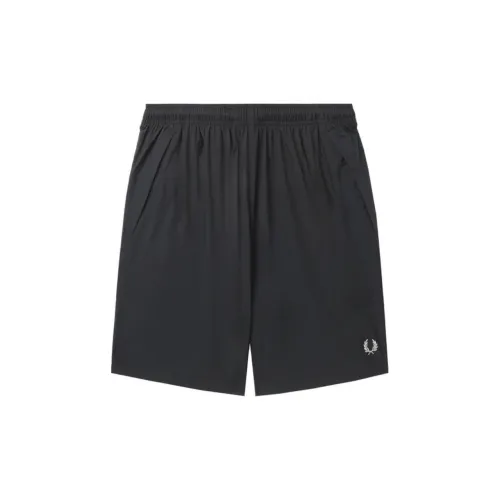 FRED PERRY Casual Shorts Men Black