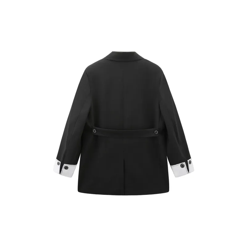 PEACEBIRD Business Suit Women's Black-1