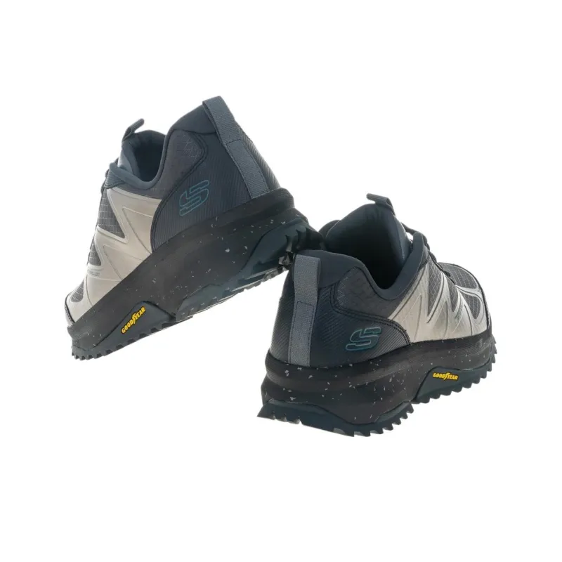Skechers Water Resistant Slip Resistant Breathable Low Top Outdoor Shoes Men Black-3