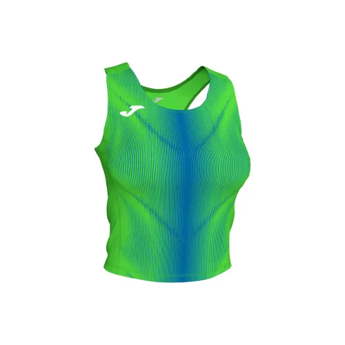 Joma Sleeveless Sports Shirts Women's Neon Green/Royal Blue