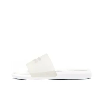 Alexander McQueen Logo Embossed Slip On Slides Women's