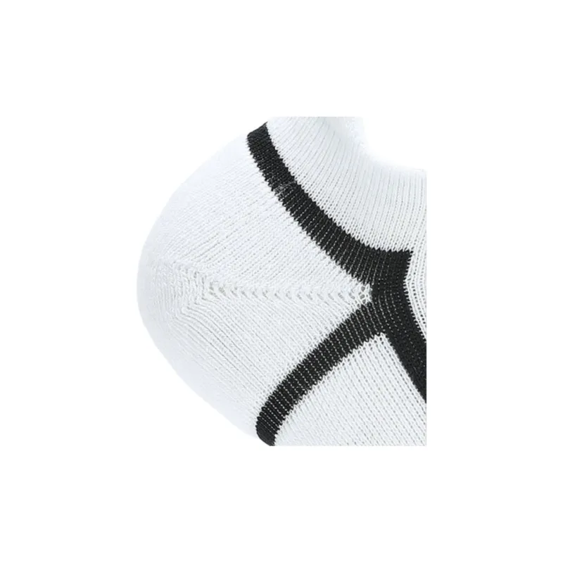 FILA Golf Series No Show Socks Men's 1 Pack Standard White-4