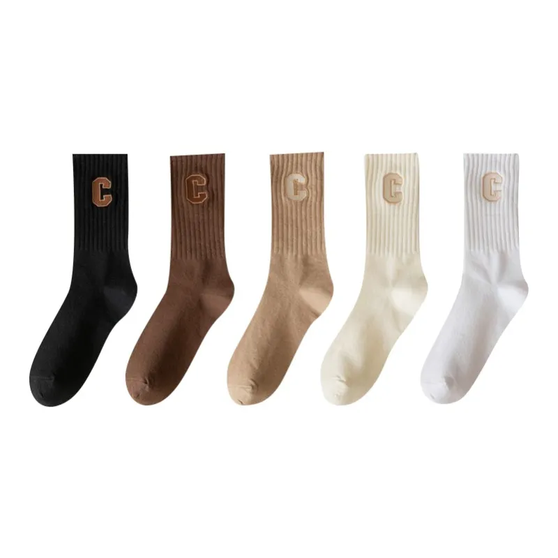 MIIOW Mid Calf Socks Unisex 5 Pack-42