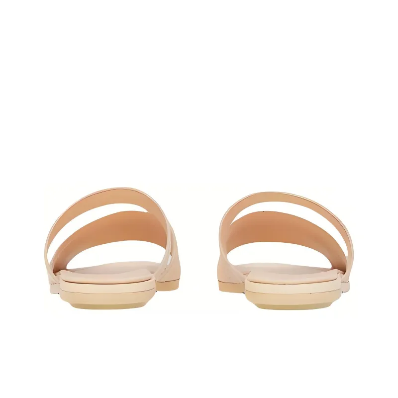 Burberry Other Abrasion-Resistant One-Strap Sandal Women's Nude-3