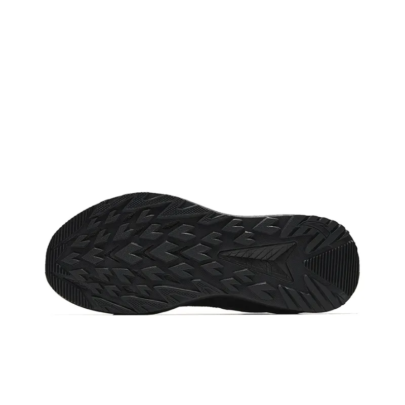 Anta Running Collection Anti Slip Wear Resistant Low Top Casual Running Shoes Men Black-4