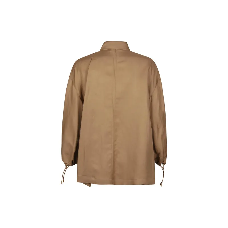 MaxMara Buttoned Long-Sleeved Top-1