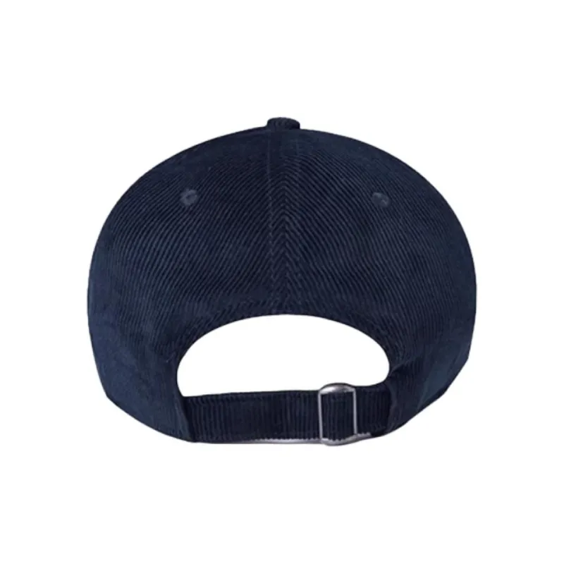 New Era Corduroy Baseball Caps Unisex Navy Blue/Light Brown-2