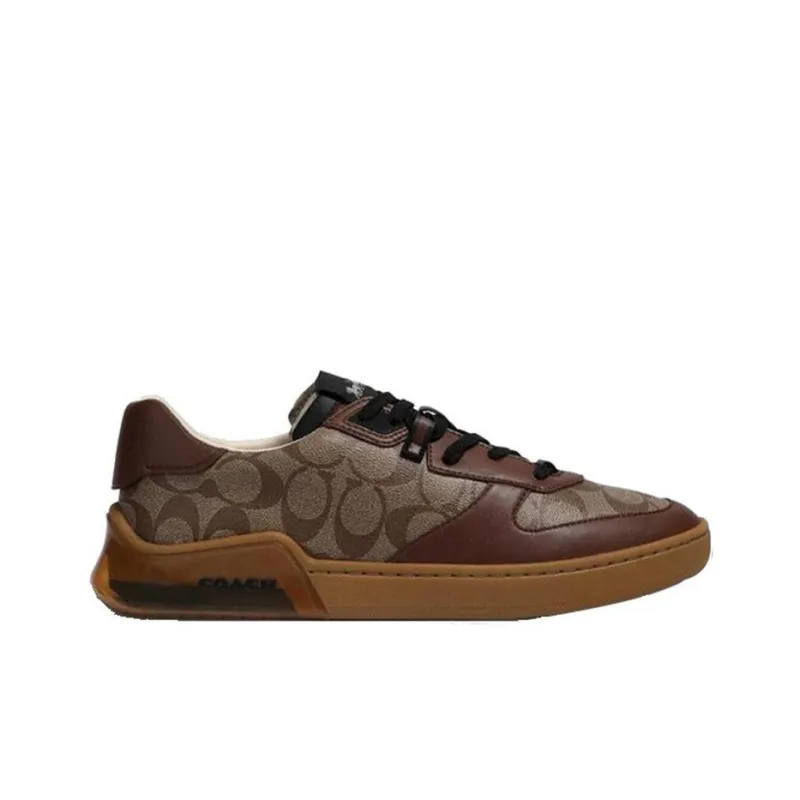 COACH CitySole Low Top Stylish Skateboarding Shoes Men's Brown-1