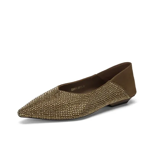 ZSBELLA Women's Casual Shoes 1cm Women's Khaki/Black-6