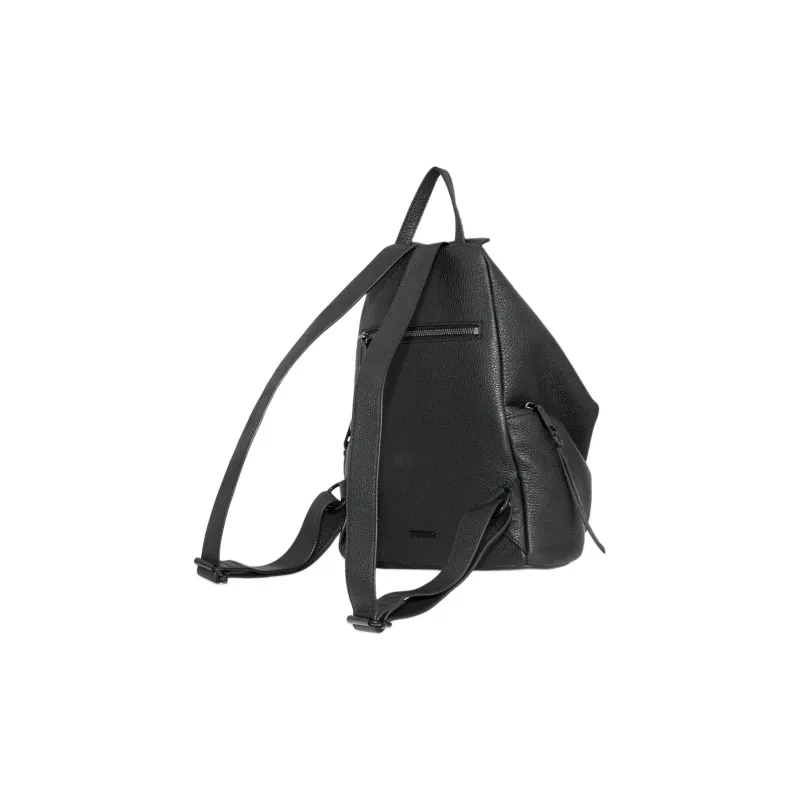 REBECCA MINKOFF Leather Backpack Women's Black-1