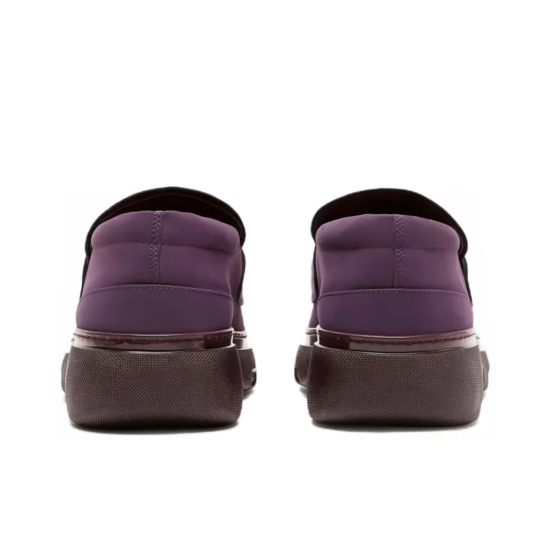 Burberry Creeper Clamp Suede Loafers-4